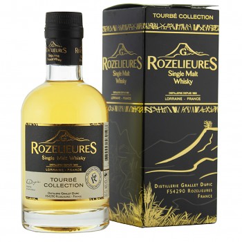 Rozelieures Tourbé French Single Malt Whisky 0,2l 46% + GB