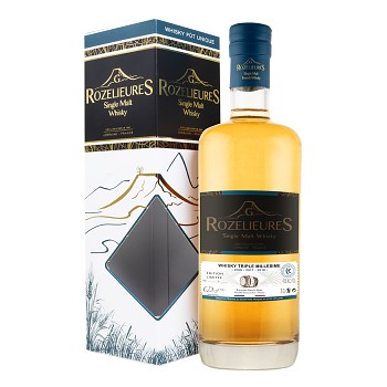 Rozelieures Triple Milessime 2006/2011/2016 LIMITED EDITION French Single Malt Whisky 0,7l 43% + GB