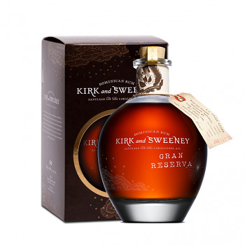 Kirk and Sweeney Gran Reserva Rum 0,7l 40% + dárková krabička 