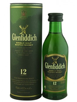 Glenfiddich 12y. Scotch Whisky 0,05l 40%