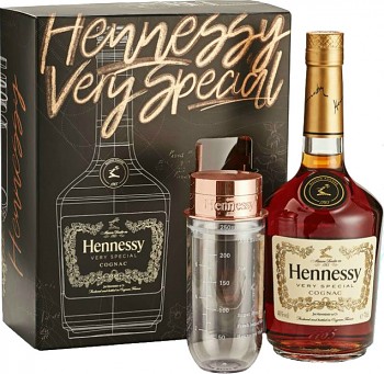 Hennessy VS Cognac + shaker 0,7l 40%
