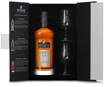 Reviseur VS Single Estate Cognac + dárkové balení se 2 skleničkami 0,7l 40% 